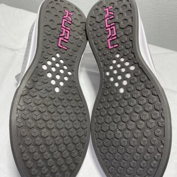 NEW KURU Atom Slip On Grey Pink Mesh Comfort Womens Size 9 Sneaker - Picture 2 of 6